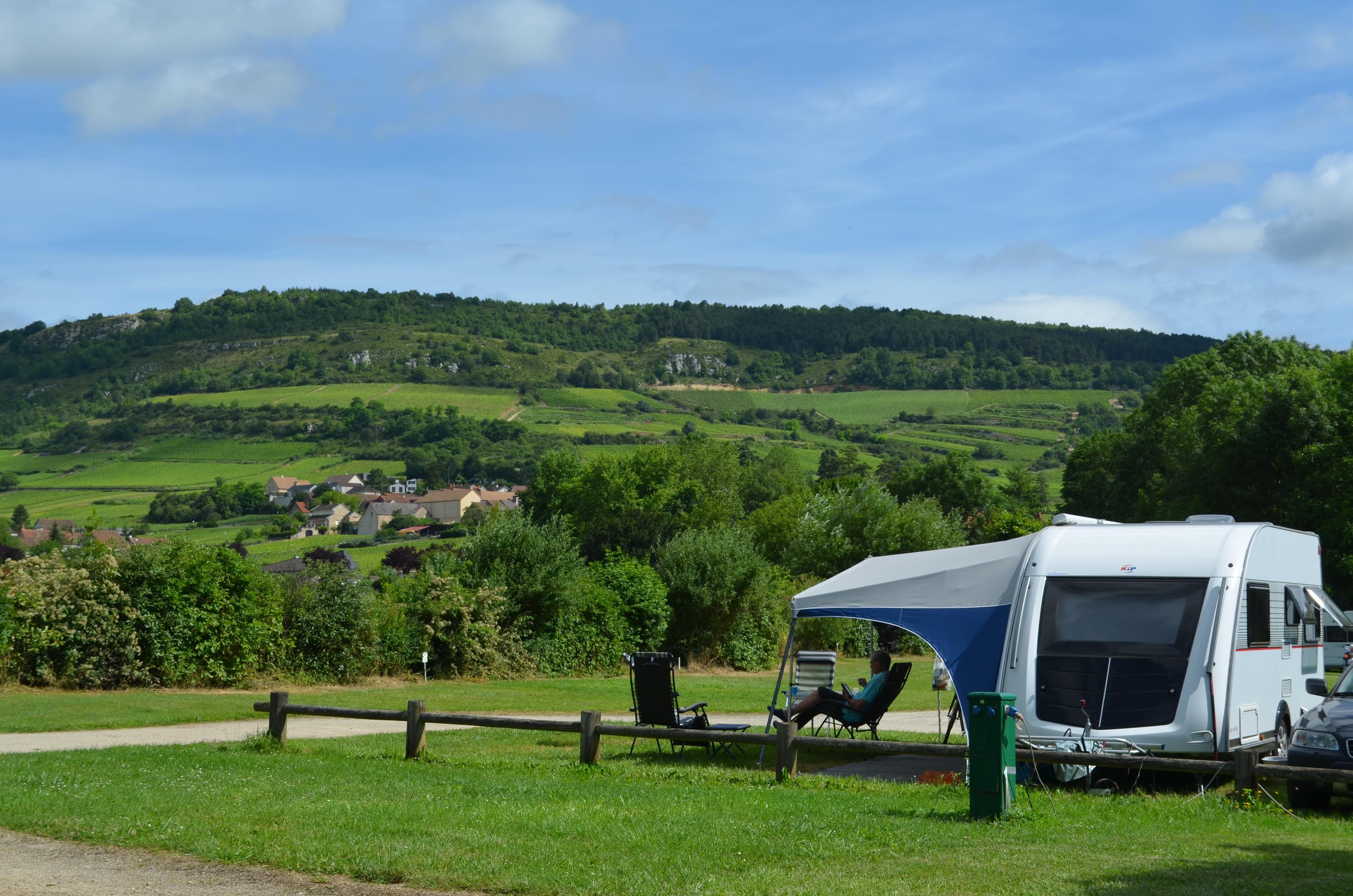 A scenery from Camping de Santenay