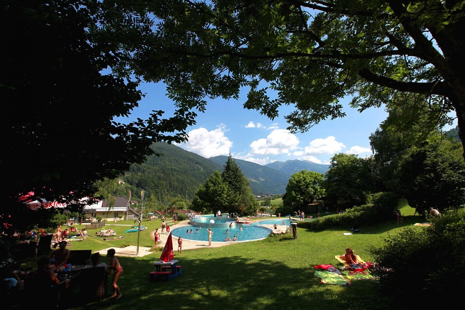 A scenery from Drau Camping Sachsenburg