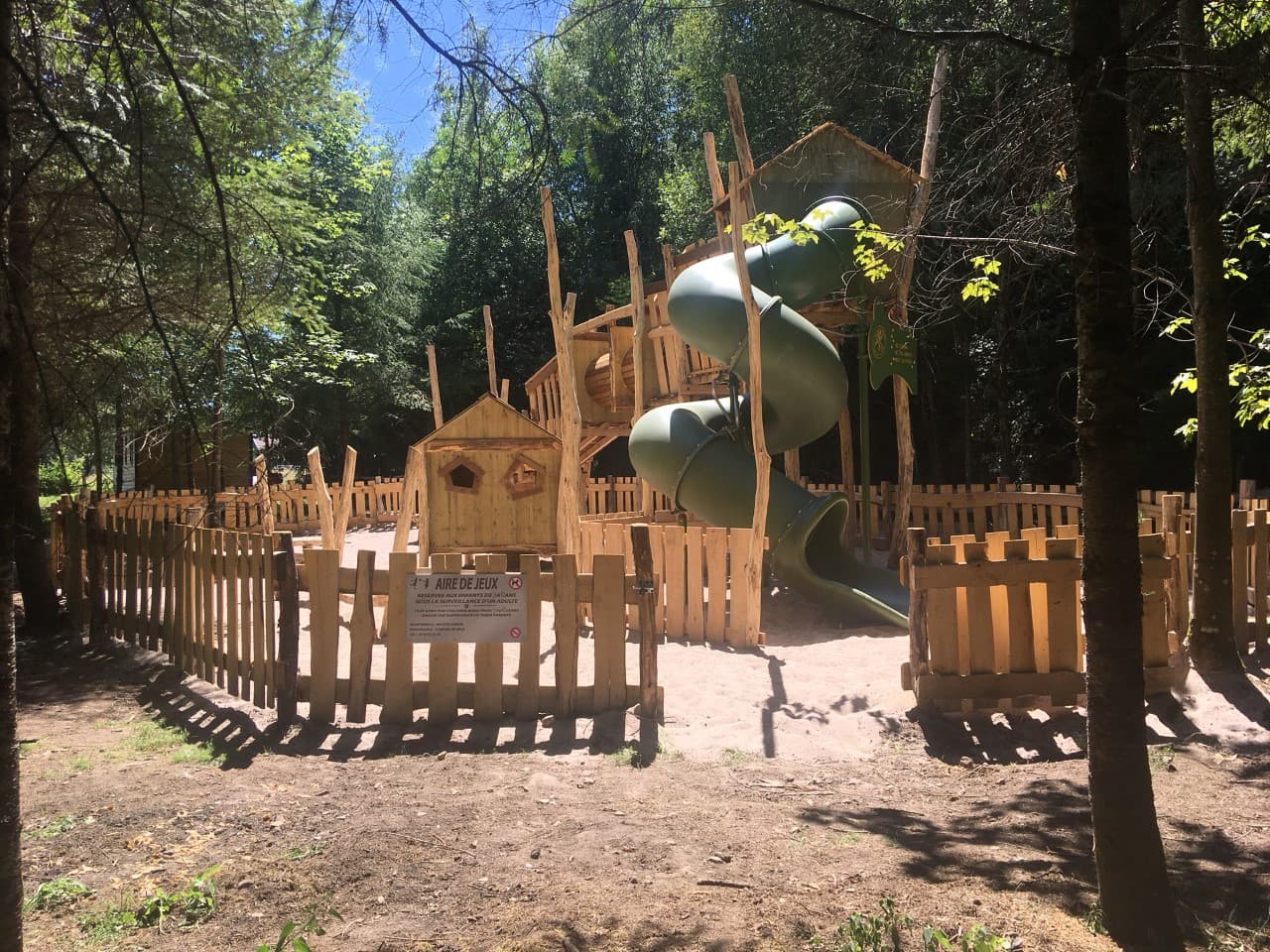 A scenery from Camping Au Mica