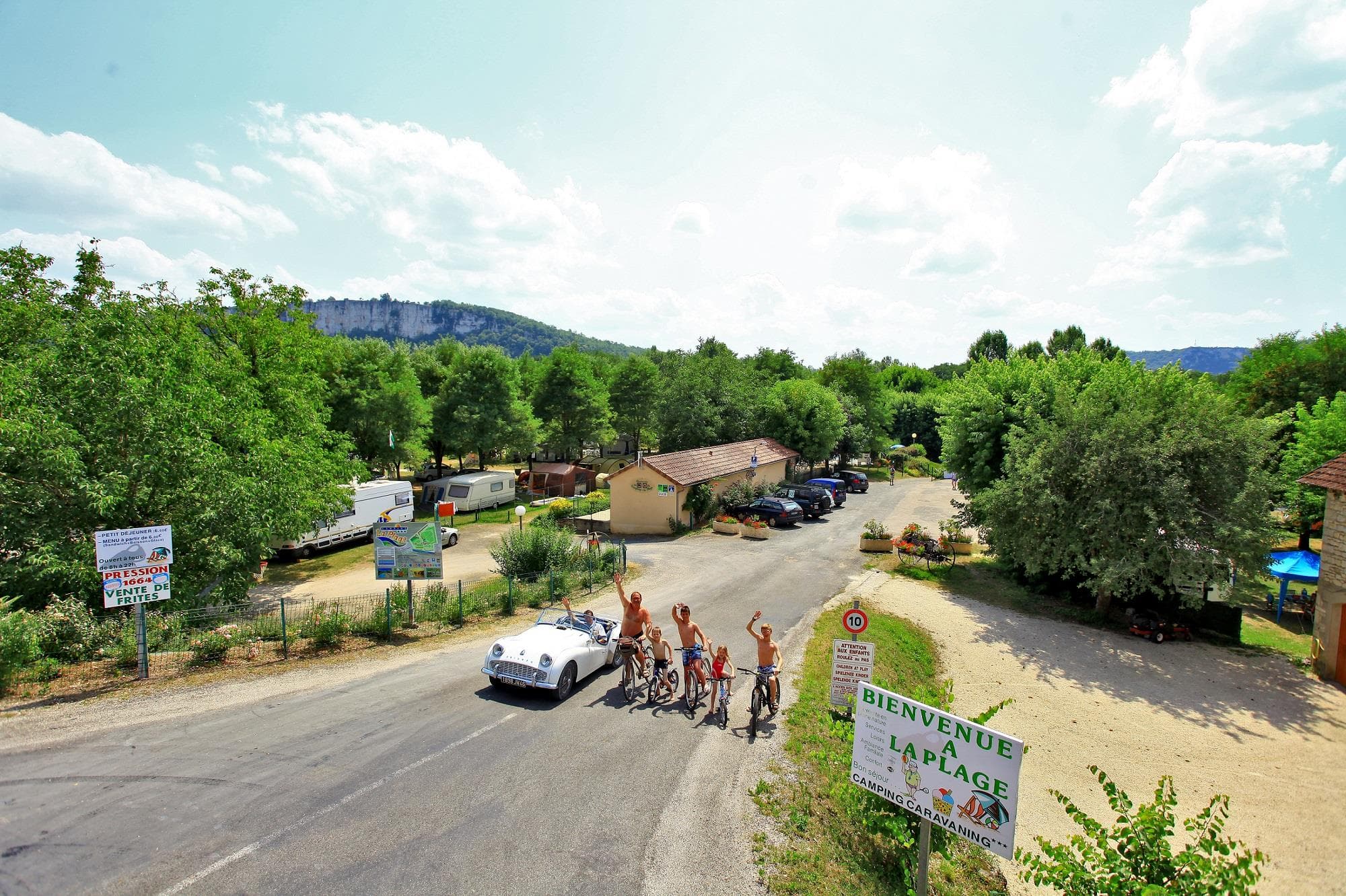 A scenery from Camping La Plage