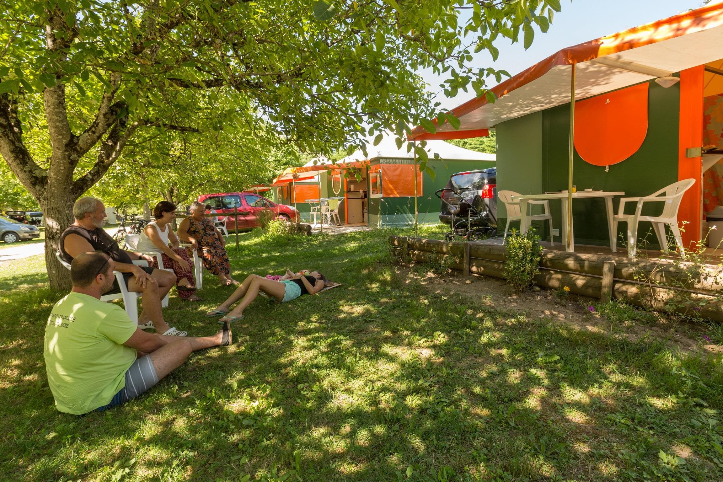 A scenery from Camping La Plage