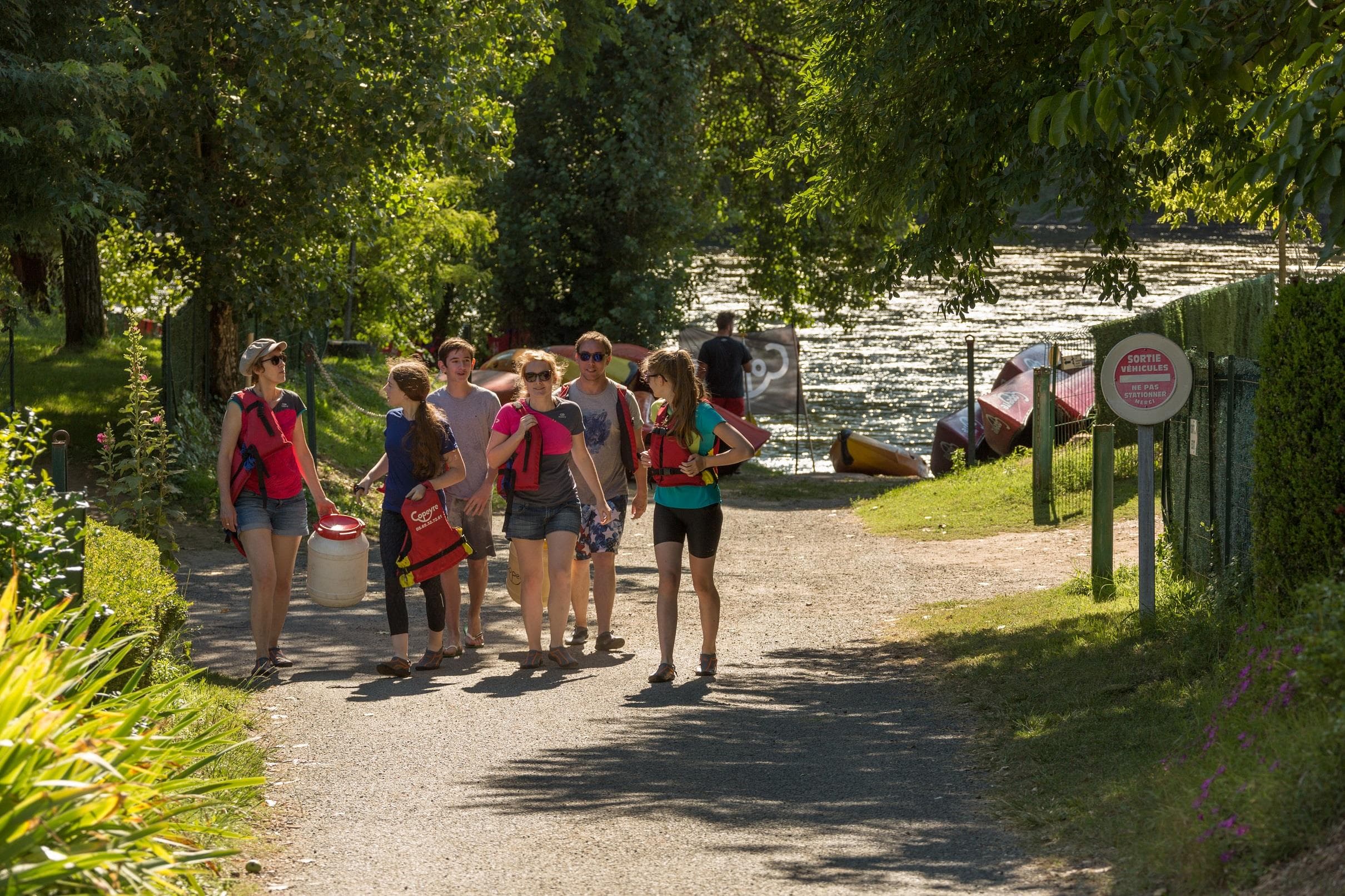 A scenery from Camping La Plage