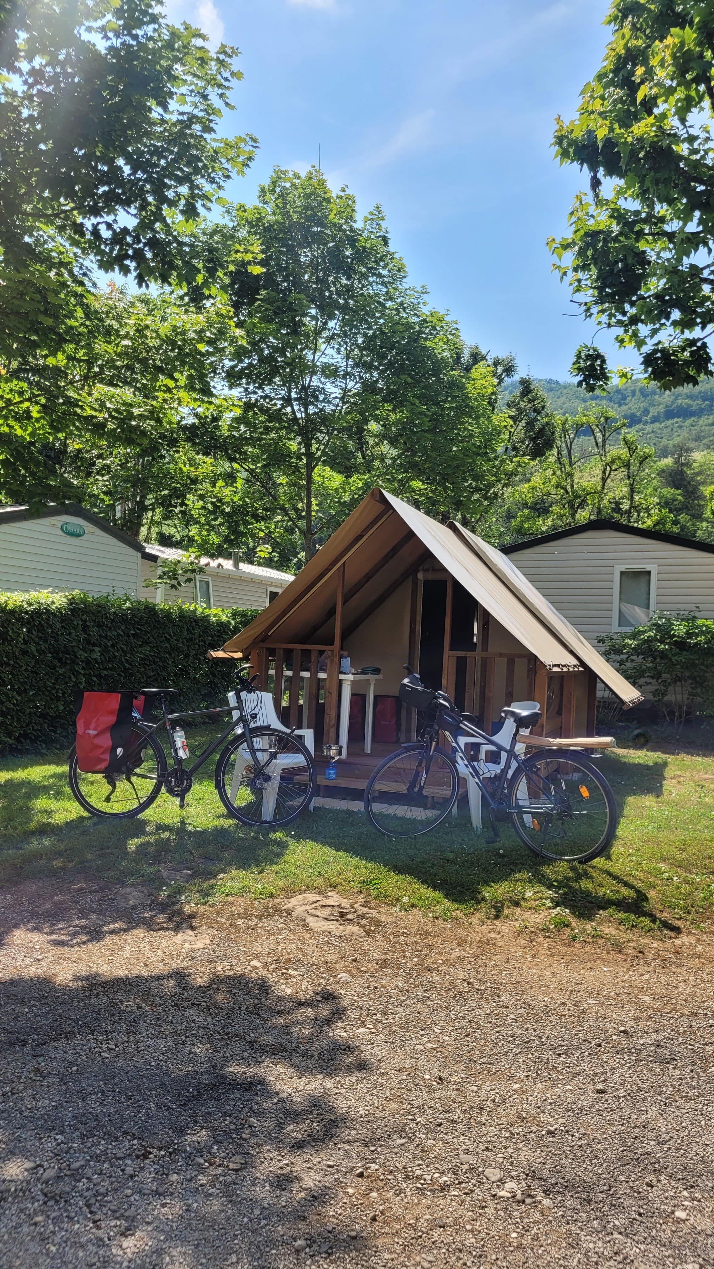 A scenery from Camping L'Ile Chambod