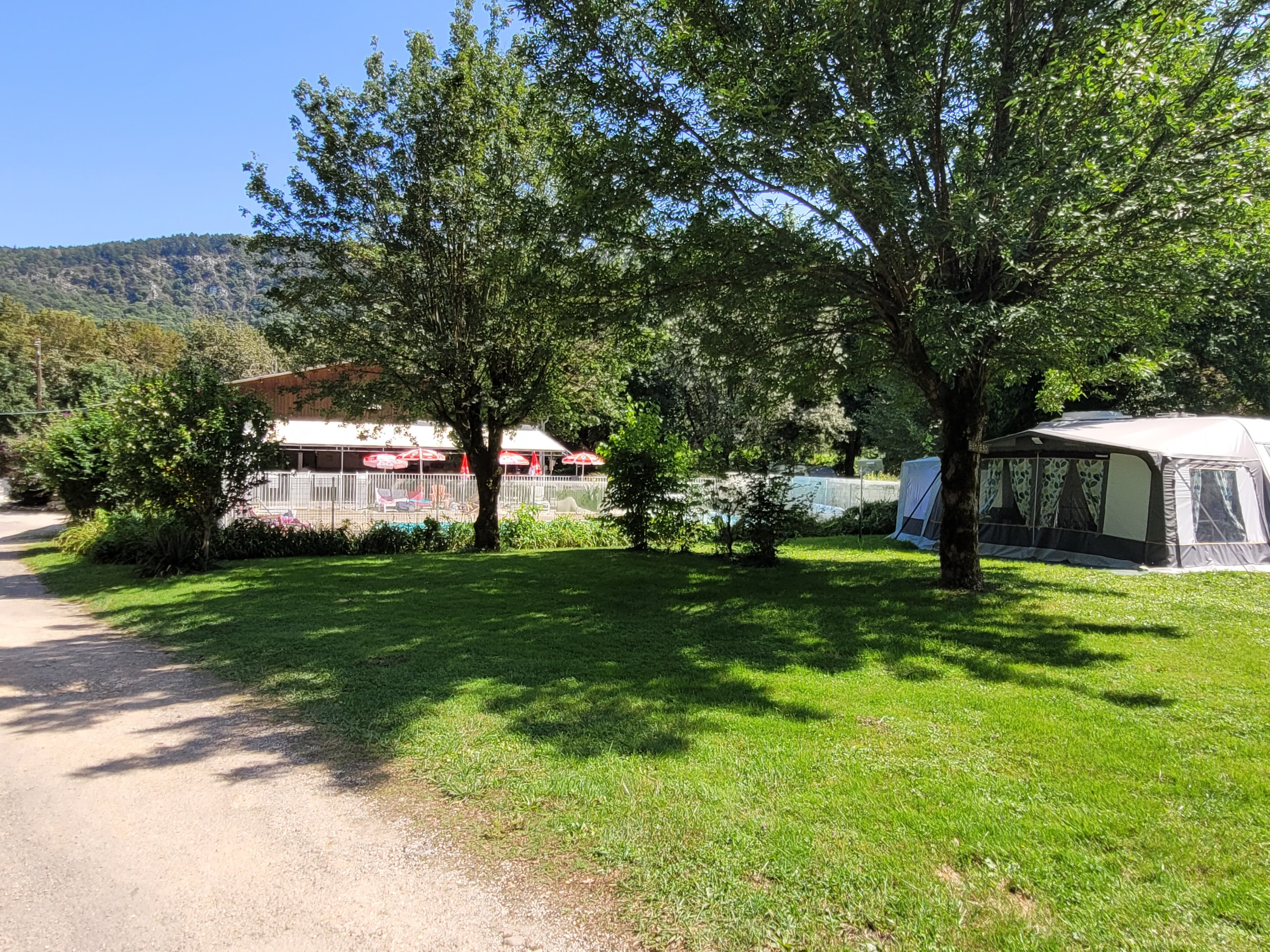 A scenery from Camping L'Ile Chambod