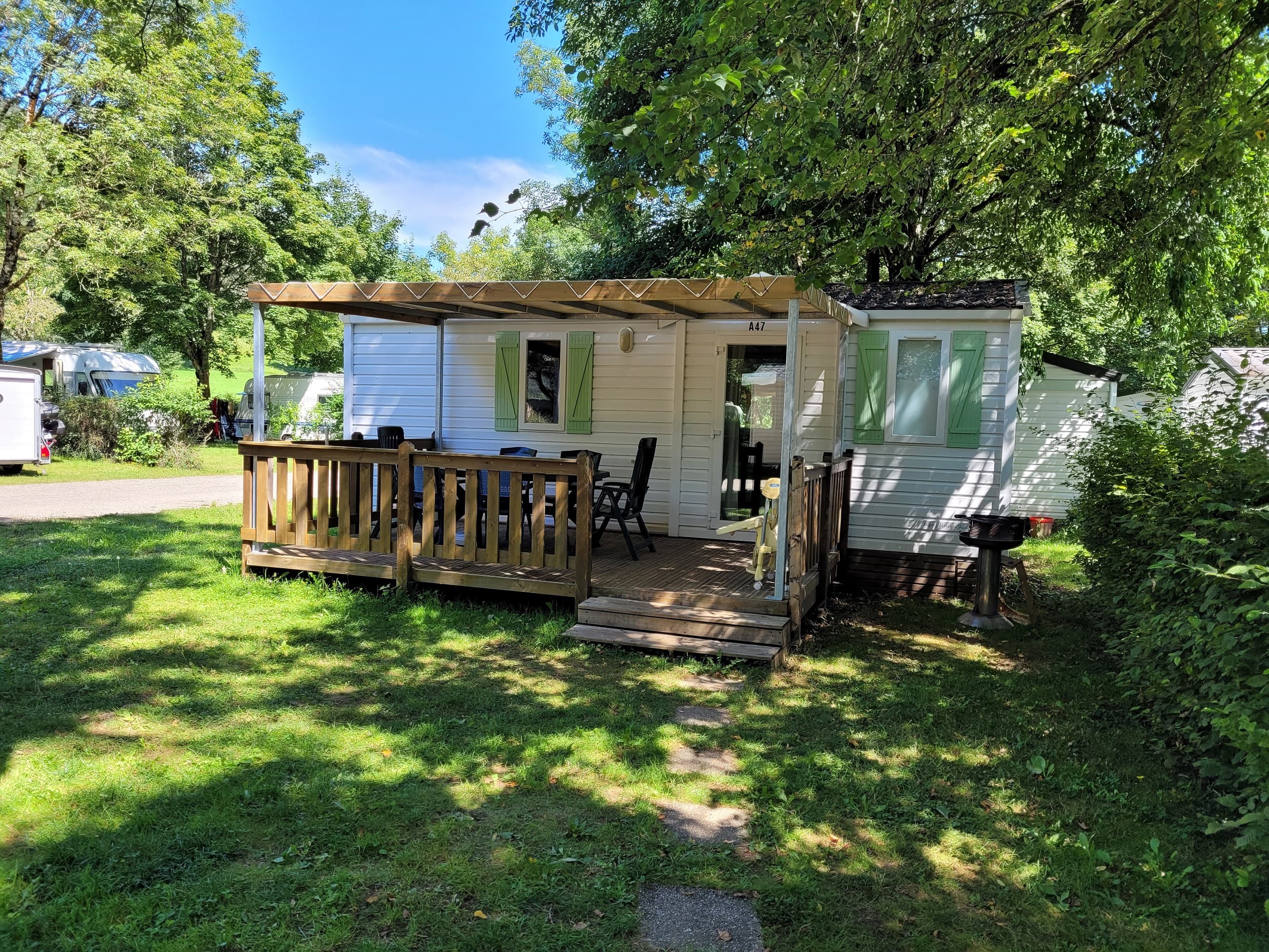 A scenery from Camping L'Ile Chambod