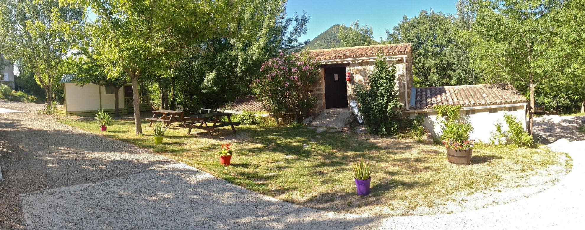 A scenery from Camping des Sources