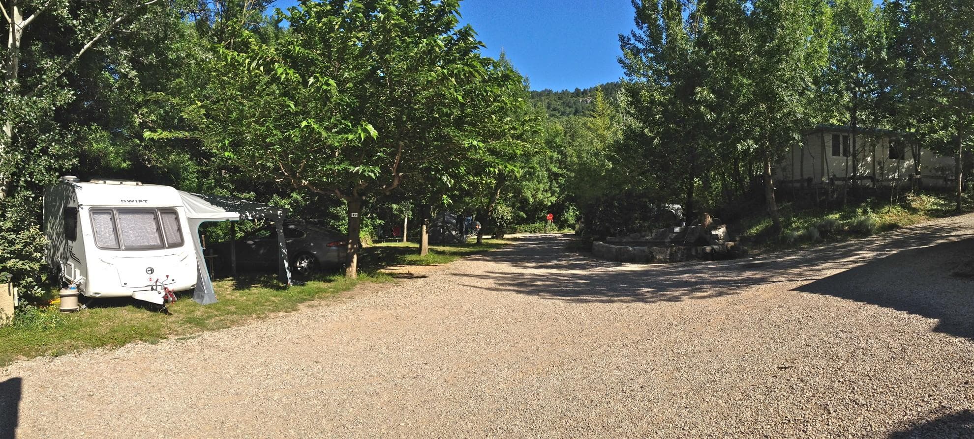 A scenery from Camping des Sources