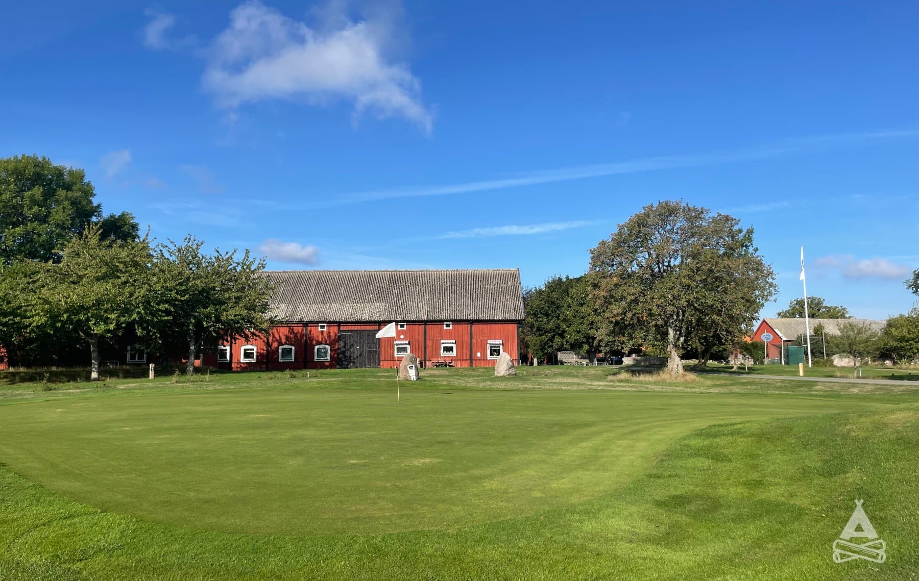A scenery from Byxelkroks Golfklubb