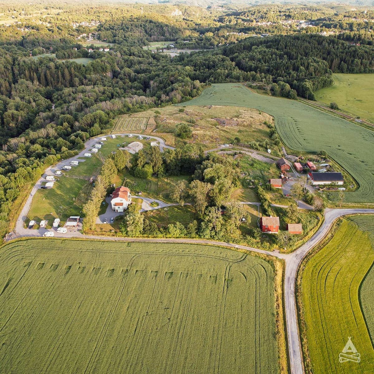 A scenery from Brålands Gård Nature Camp