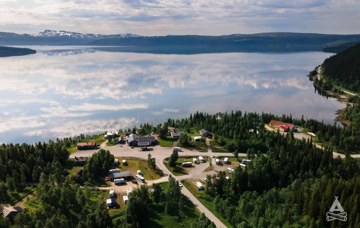 A scenery from Camp Stora Blåsjön