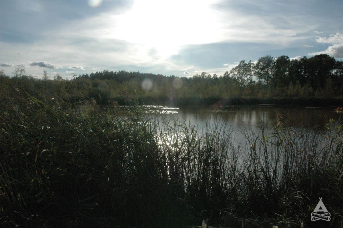 A scenery from Västra Torup, Torvalla Arena Ställplats