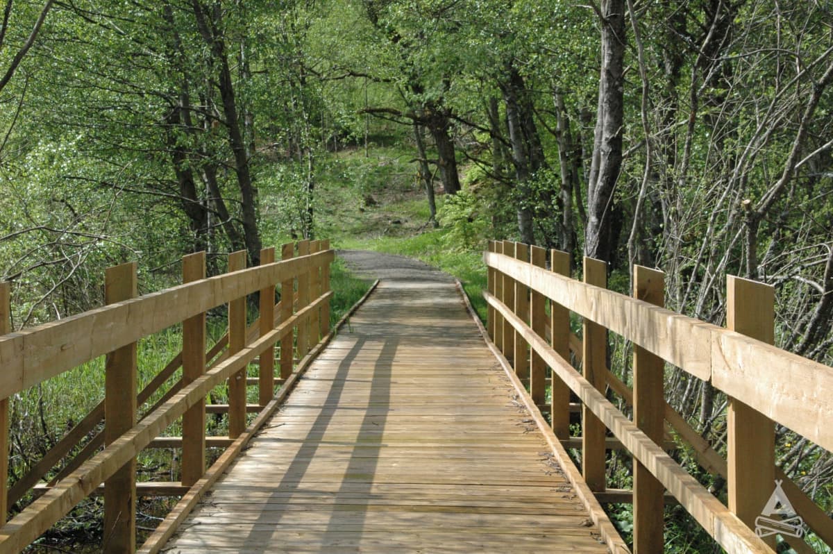 A scenery from Västra Torup, Torvalla Arena Ställplats