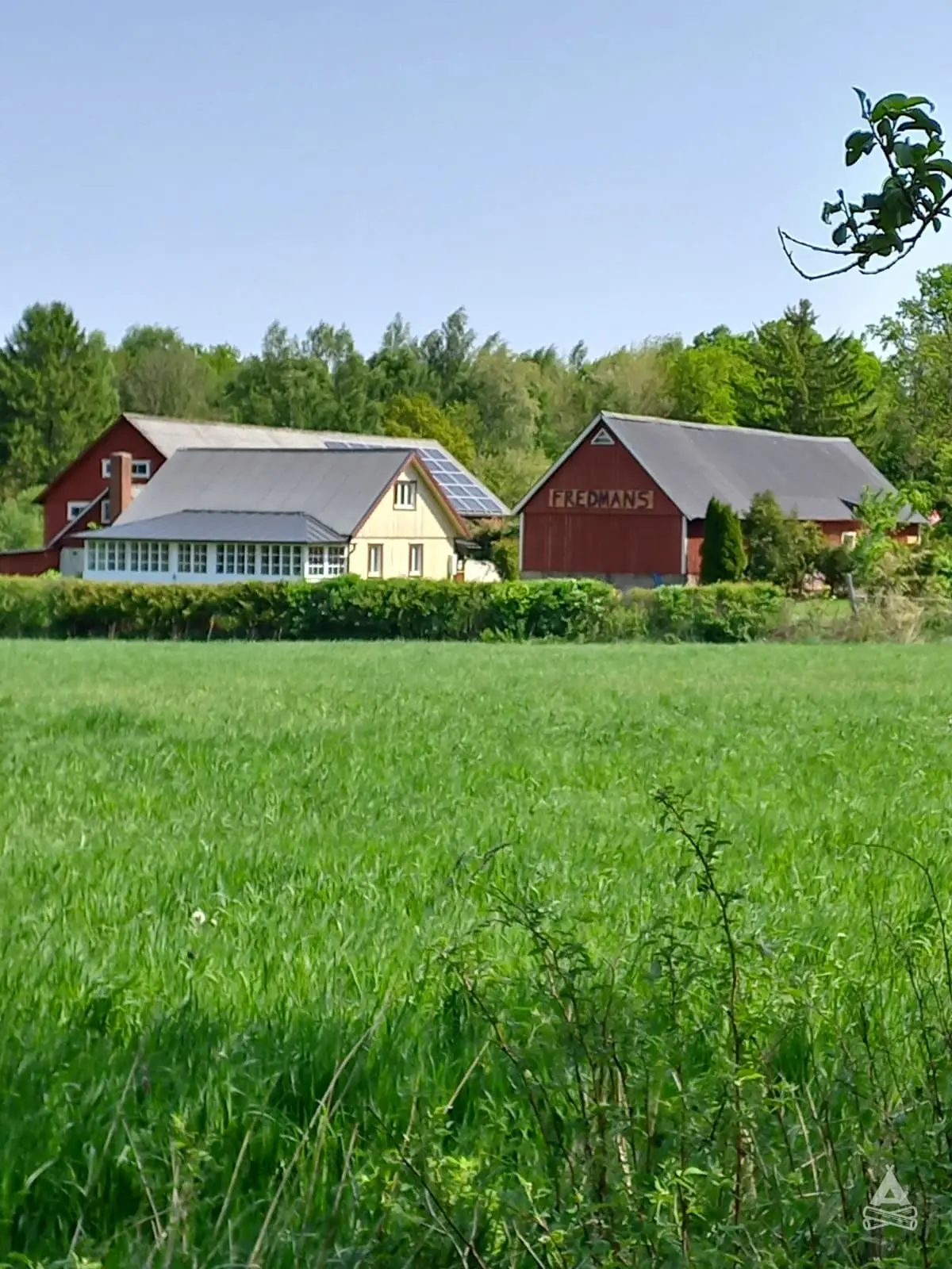 A scenery from Fredmans restaurang Skäralid
