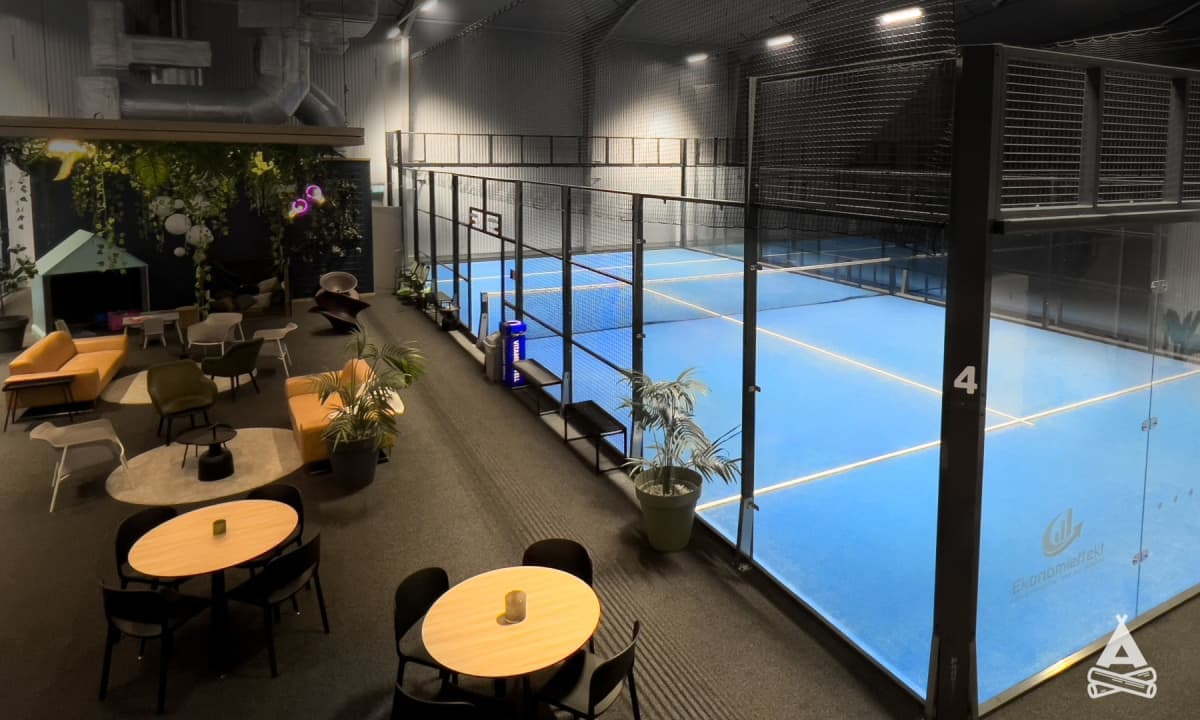 A scenery from Sjöbo Padelcenter