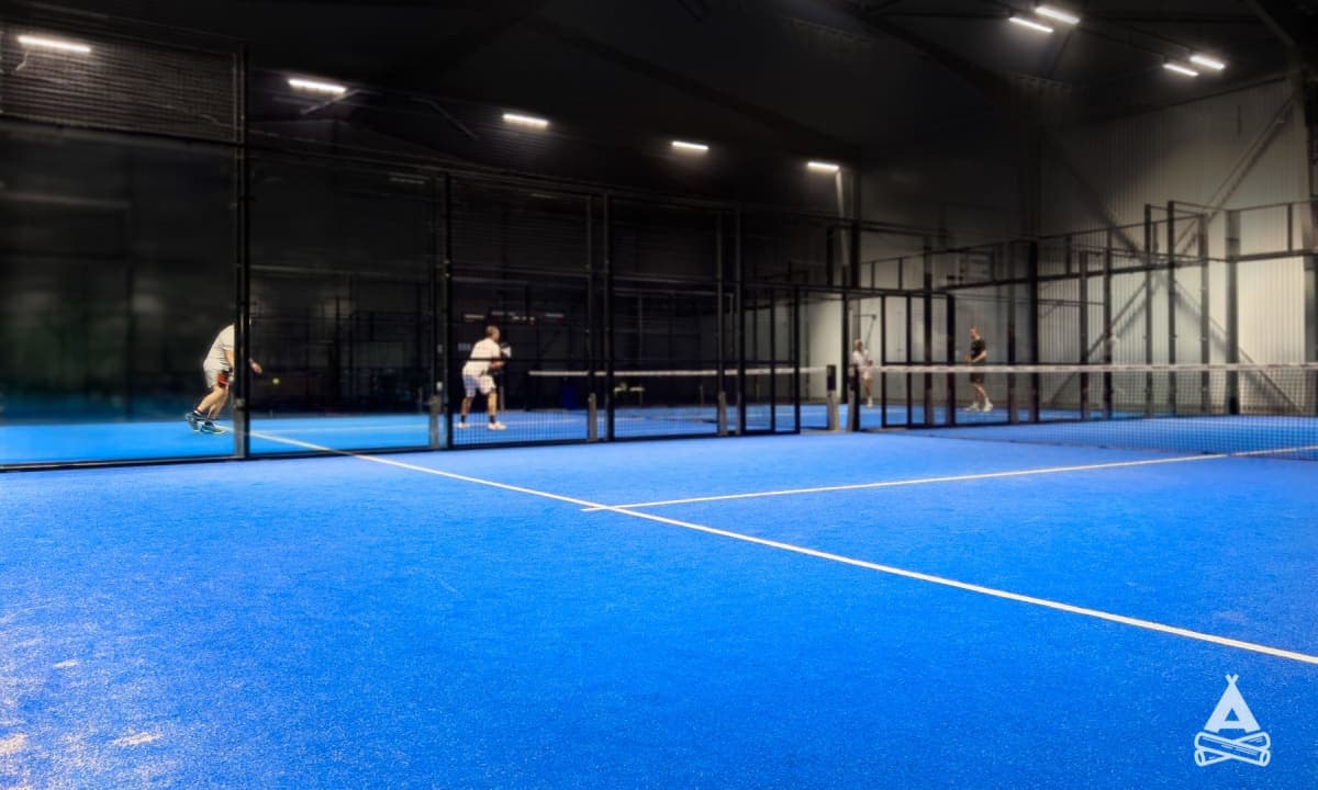A scenery from Sjöbo Padelcenter
