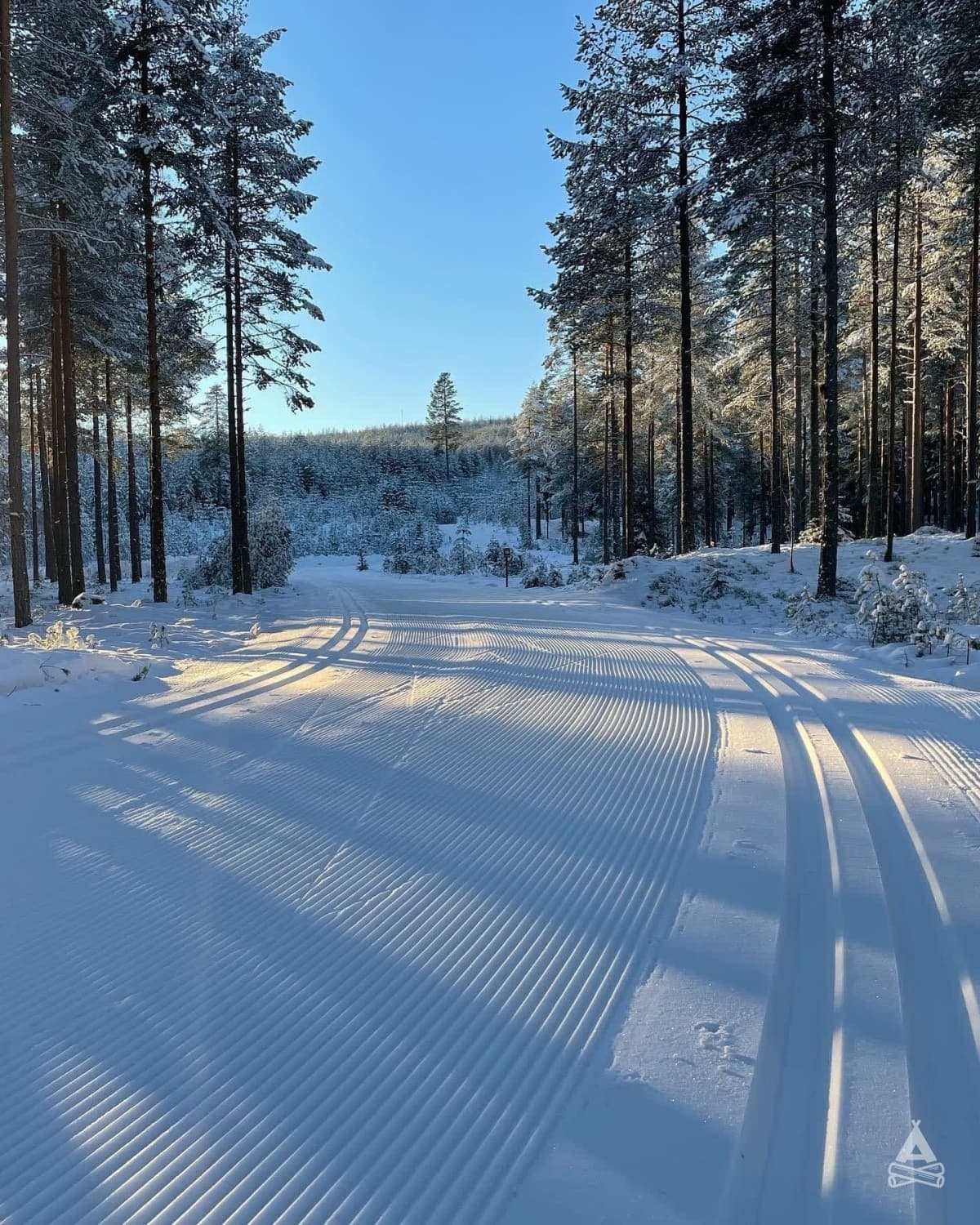 A scenery from Ställplats Oxberg Vasalopp startplats