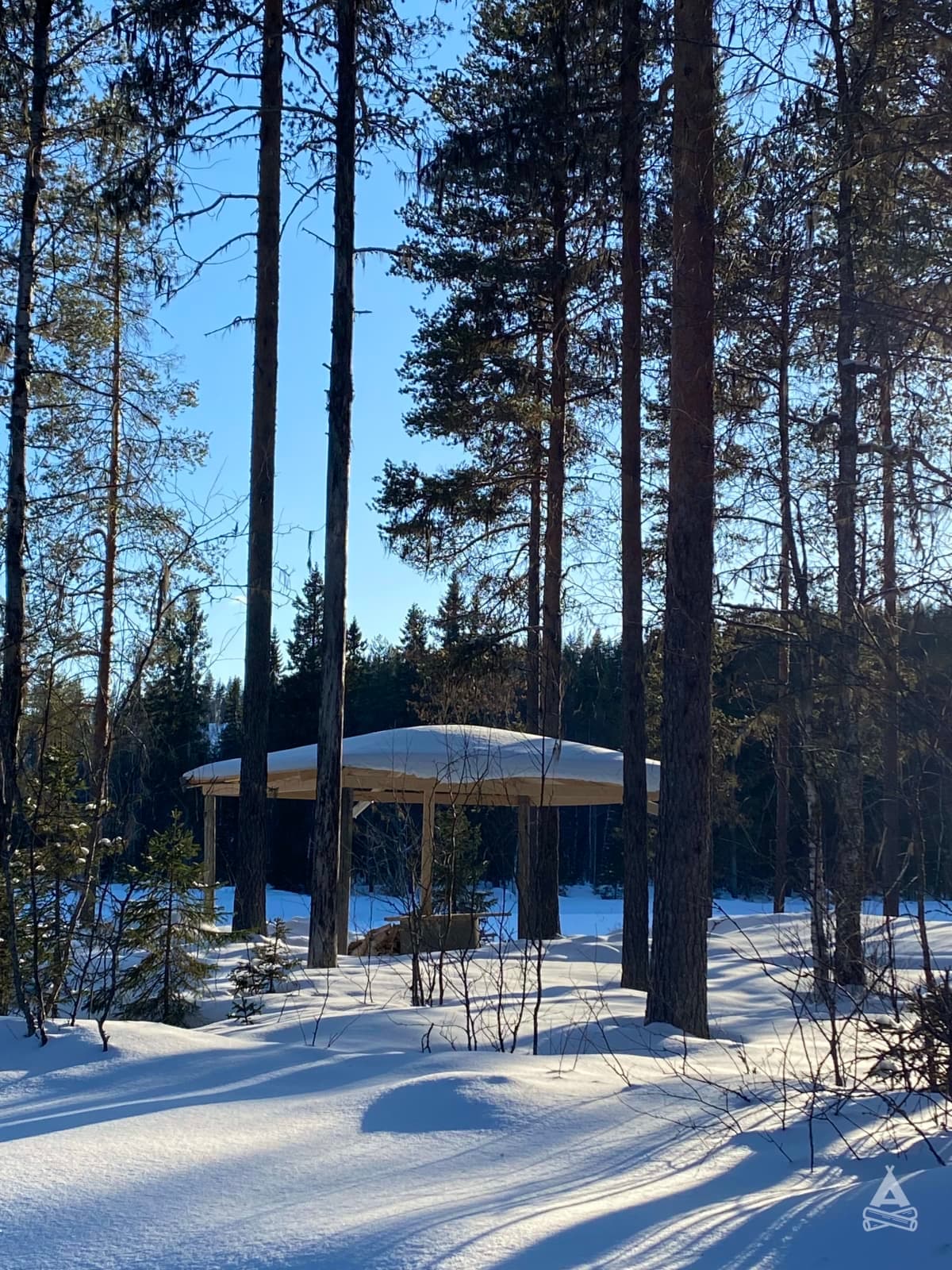 A scenery from Borgsjö SkogsCamp