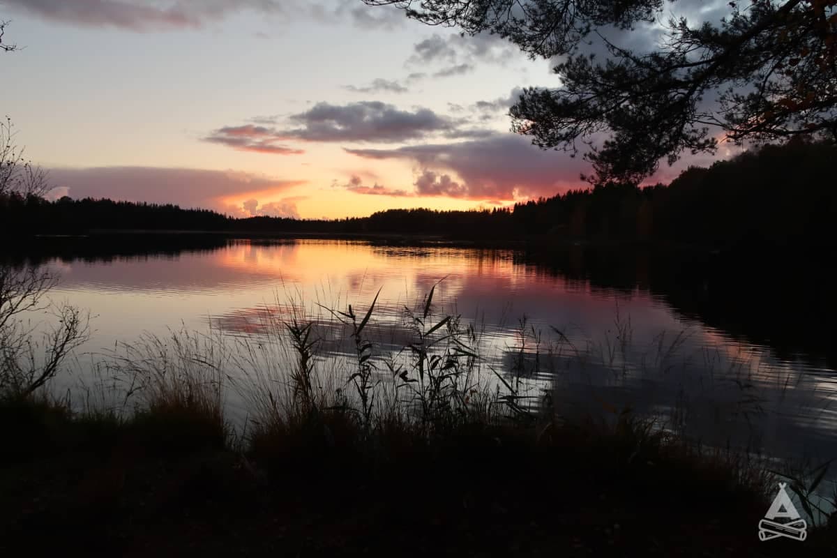 A scenery from Spångens camping