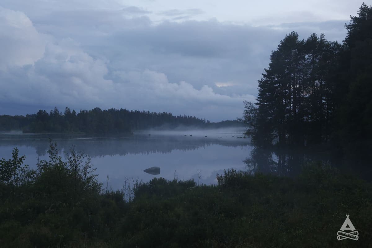 A scenery from Spångens camping