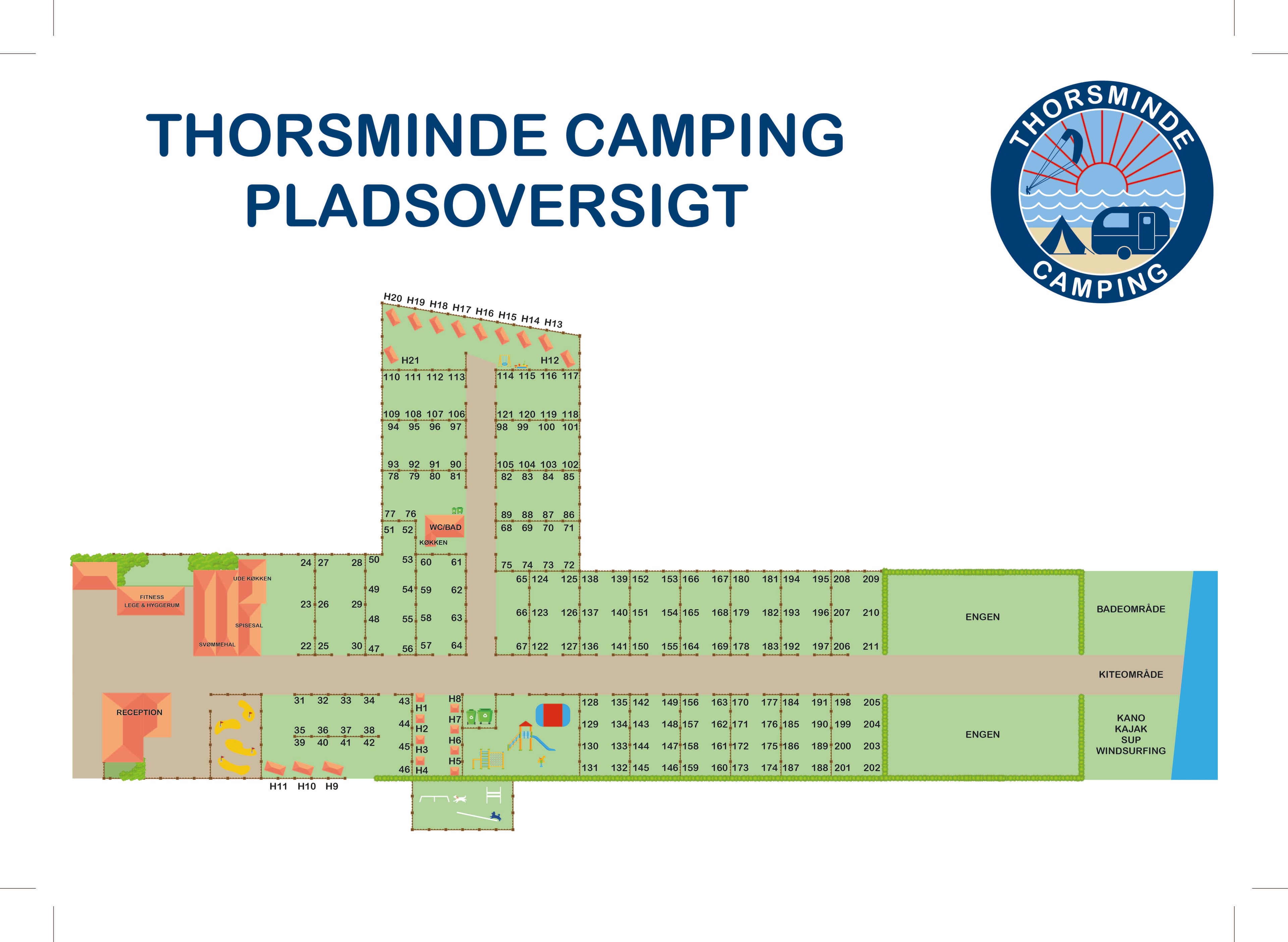 A scenery from Thorsminde Camping
