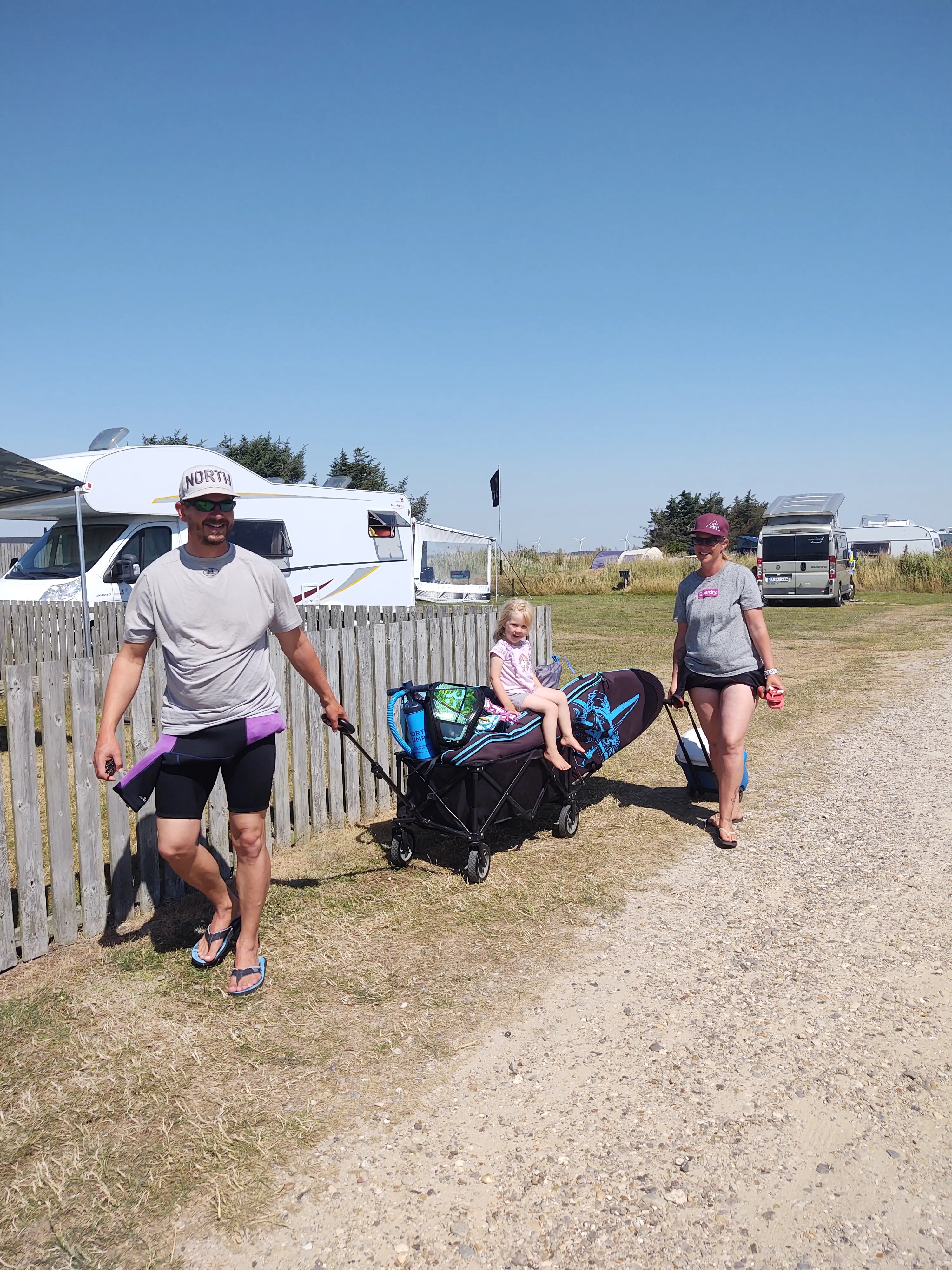 A scenery from Thorsminde Camping