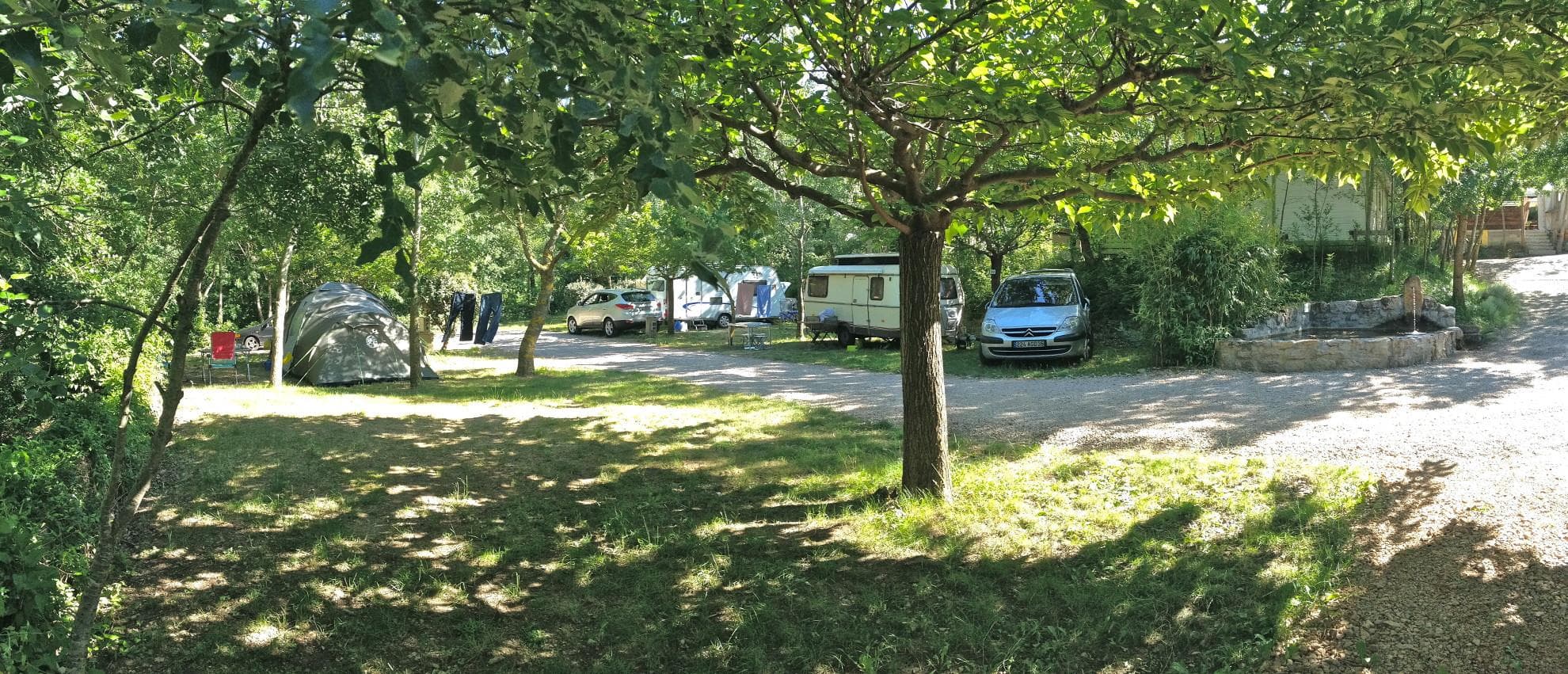 A scenery from Camping des Sources
